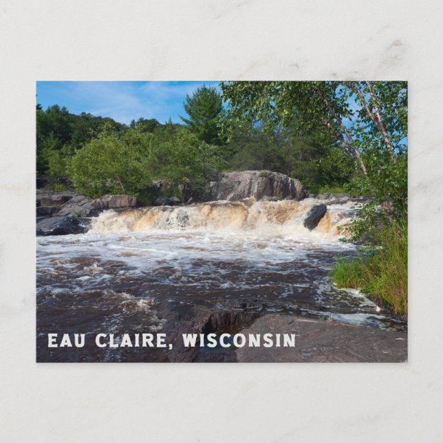 Eau Claire, Wisconsin Postcard Postkarte (Vorderseite)