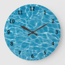 Eau de la piscine Horloge
