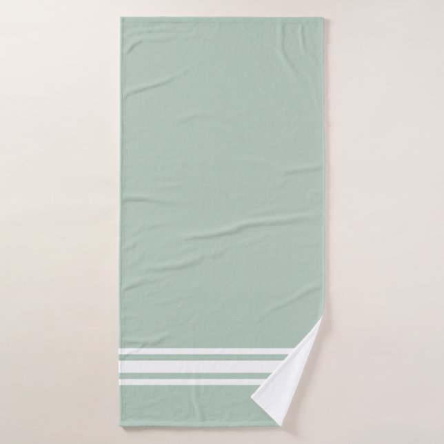 Eau de Nil Bath Dekor Badehandtuch (Badehandtuch)