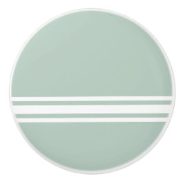 Eau de Nil Bath Dekor Keramikknauf