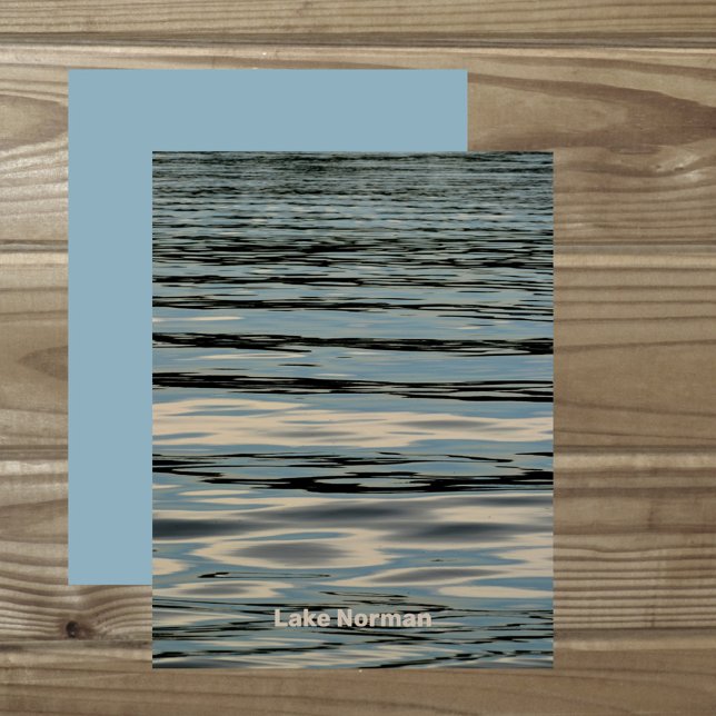 Eau du lac Rippling Bleu Beige Papier à gratter (Créateur téléchargé)