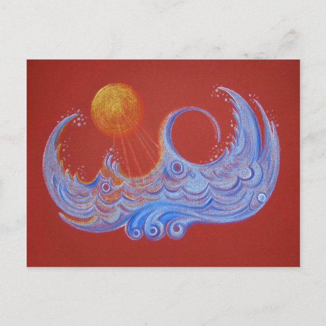 Eaux ensoleillées - Carte postale (Devant)