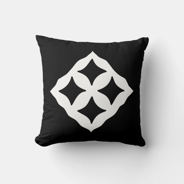 Eban | Adinkra Symbol der Liebe, Sicherheit, Kissen (Vorderseite)