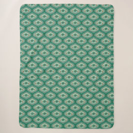 Ebb and Flow Turquoise Sherpa Blanket Sherpadecke
