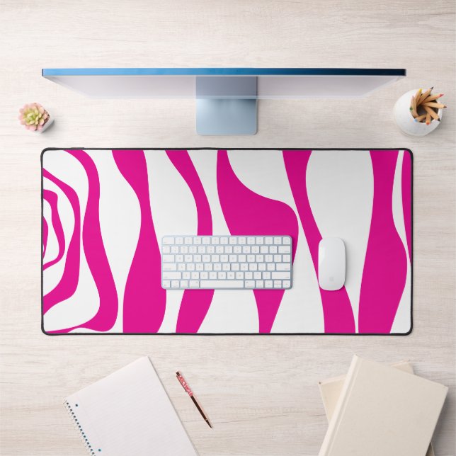 Ebb et flux 4 en Magenta et Blanc (Bureau 1)