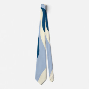 EBB und Flow 4 - Dunkles Blau, Licht und Creme Krawatte