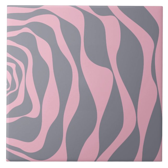 EBB und Flow 4 in Grau und Rosa Fliese (Vorderseite)