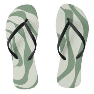 EBB und Flow 4 in grün Flip Flops