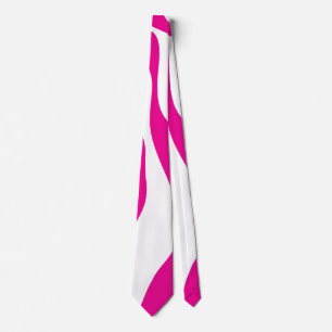 EBB und Flow 4 in Magenta und White Krawatte
