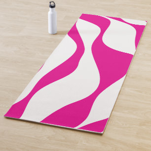 EBB und Flow 4 in Magenta und White Yogamatte