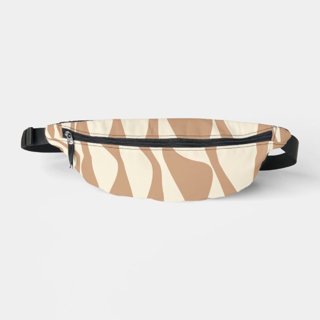 EBB und Flow 4 in Tan und Creme Bauchtasche (Vorderseite)