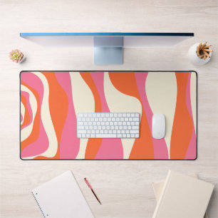EBB und Flow 4 - Rosa, Orange und Creme Schreibtischunterlage
