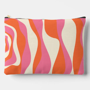 EBB und Flow 4 - Rosa, Orange und Creme Zubehörtasche