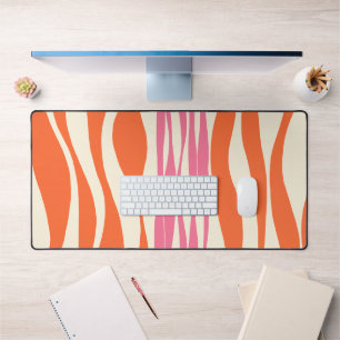 Ebb und Flow - Rosa, Orange und Creme Schreibtischunterlage