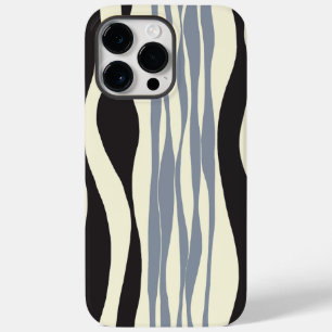 Ebb und Fluss in Schwarz, Grau und Creme Case-Mate iPhone 14 Pro Max Hülle