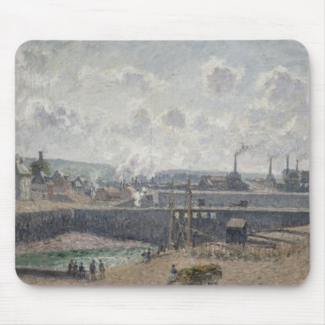 Ebbe bei Duquesne Docks, Dieppe, 1902 Mousepad (Vorne)
