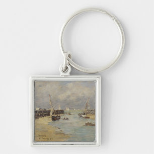 Ebbe bei Trouville, 1895 (Öl auf Platte) Schlüsselanhänger