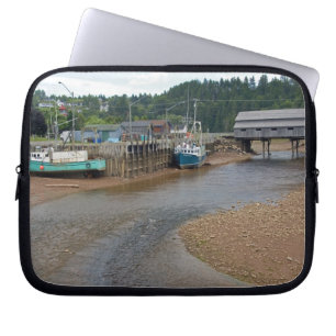 Ebbe in der Bay of Fundy bei St. Martins, New Laptopschutzhülle