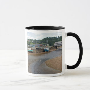 Ebbe in der Bay of Fundy bei St. Martins, New Tasse
