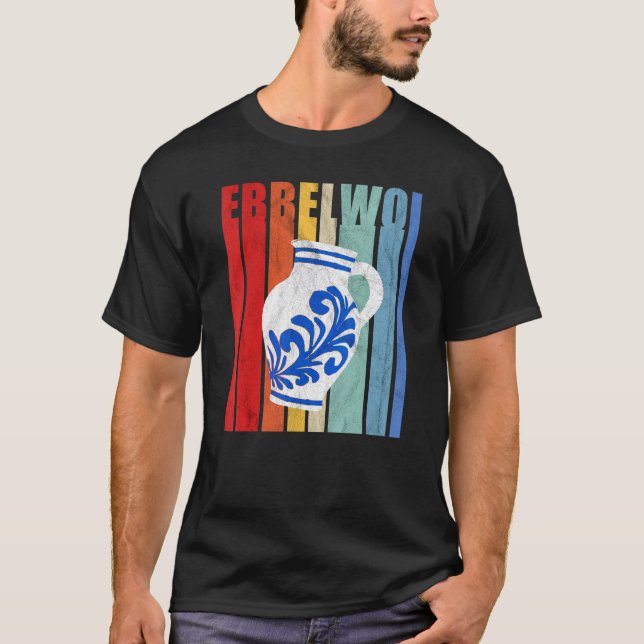Ebbelwoi Retro Cider Frankfurt am Main Bembel T-Shirt (Vorderseite)