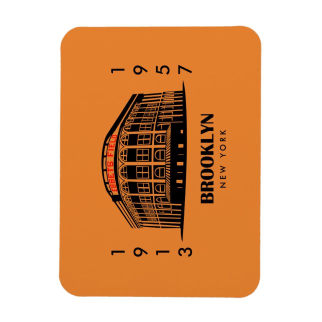 'Ebbets Field' 3x4-Magnet Magnet (Vertikal)