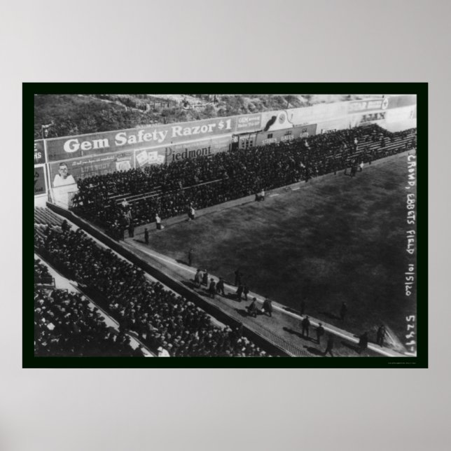 Ebbets Field Dodgers Baseball 1920 Poster (Vorne)