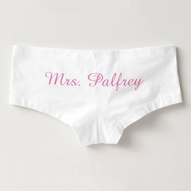 Eben Mittwoch-Braut ~ Frau Hotpants (Rückseite)