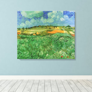 Ebene bei Auvers von Vincent van Gogh Leinwanddruck