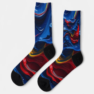 Ebenen auf Farbebenen Socken
