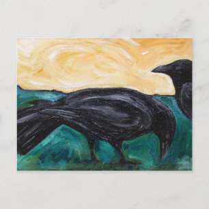 Ebenen Crows Postkarte