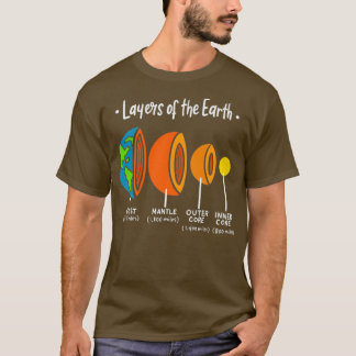 Ebenen der Geologie der Erde geben Geologen Great  T-Shirt