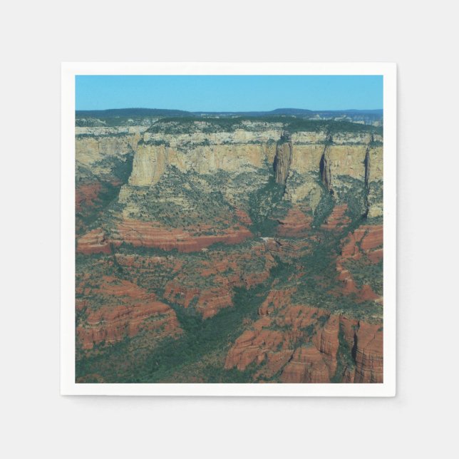 Ebenen der Roten Felsen in Sedona Arizona Serviette (Vorderseite)