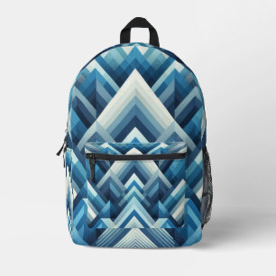 Ebenen-Dreiecke Bedruckter Rucksack