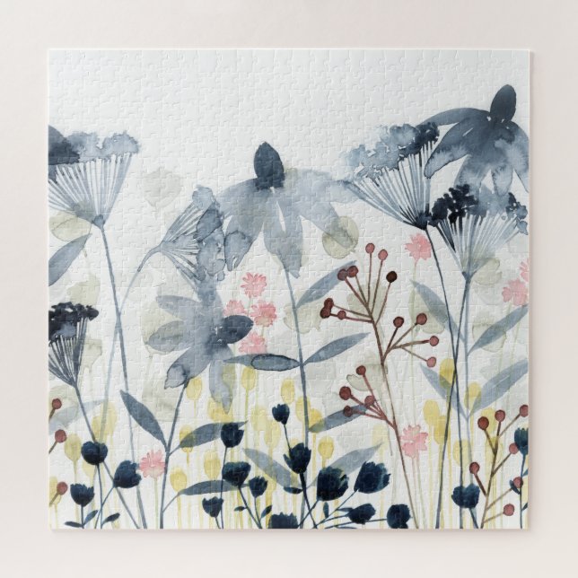 Ebenen Garten - Aquarellfarben - Blume (Horizontal)