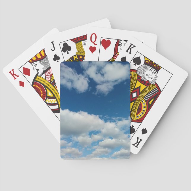 Ebenen in den Wolken Spielkarten (Rückseite)