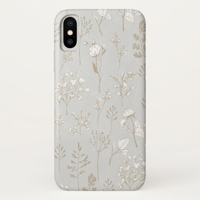 Ebenen in Silber und Gold Case-Mate iPhone Hülle (Rückseite)