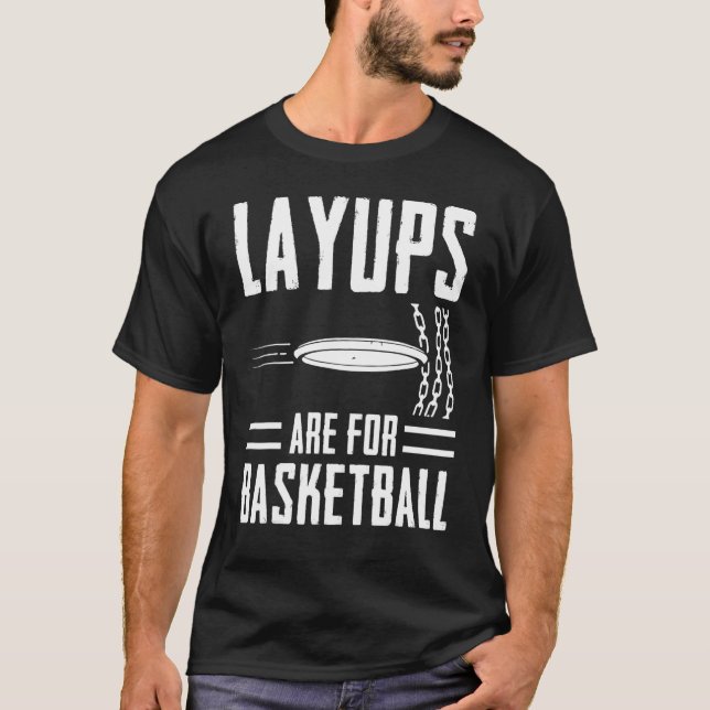 Ebenen sind für Basketball Disk Golf Frisbee Playe T-Shirt (Vorderseite)