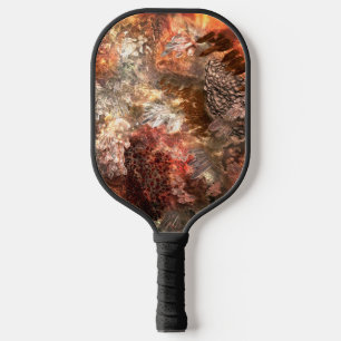 Ebenen von Kristallen mit rustikaler Färbung Pickleball Schläger
