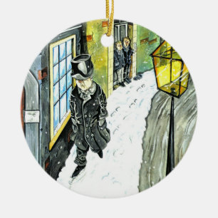 Ebenezer Scrooge Keramik Ornament