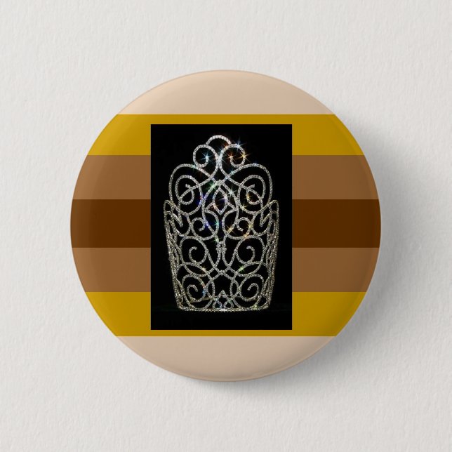 Ebenholz-Diva-Stolz Button (Vorderseite)