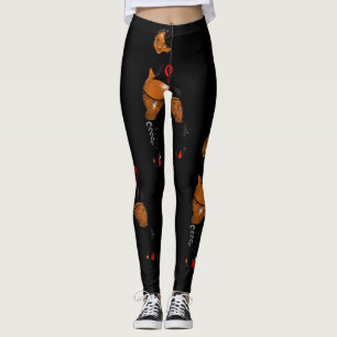 Ebenholz dünn u. Sammlung m Leggings
