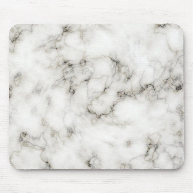 Ebenholz-Elfenbeinmarmor Mousepad (Vorne)