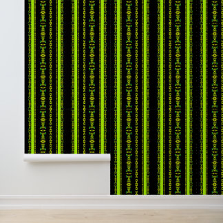 Ebenholz-Lime Moderne afrikanische schwarze und gr Tapete