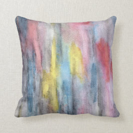 Ebenholz-Regenbogen-Kissen-Gelb Kissen