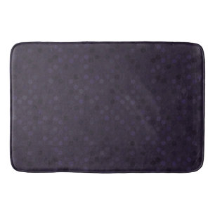 Ebenholz und violette Tupfen Badematte