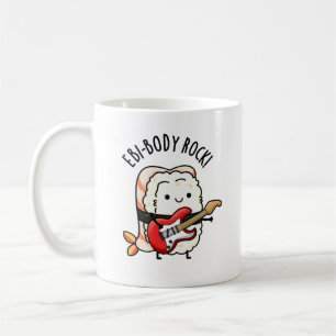 Ebi-body Rock Funny Rocker Sushi Pun Kaffeetasse