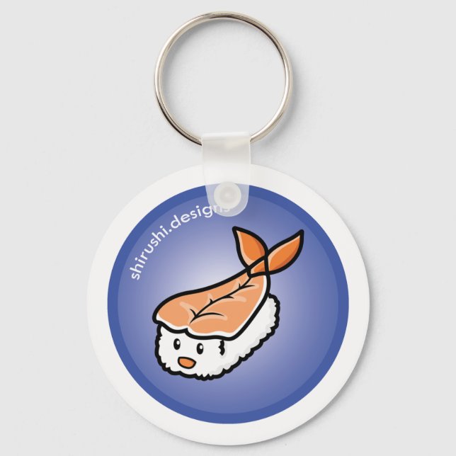 Ebi Sushi Schlüsselanhänger (Vorderseite)