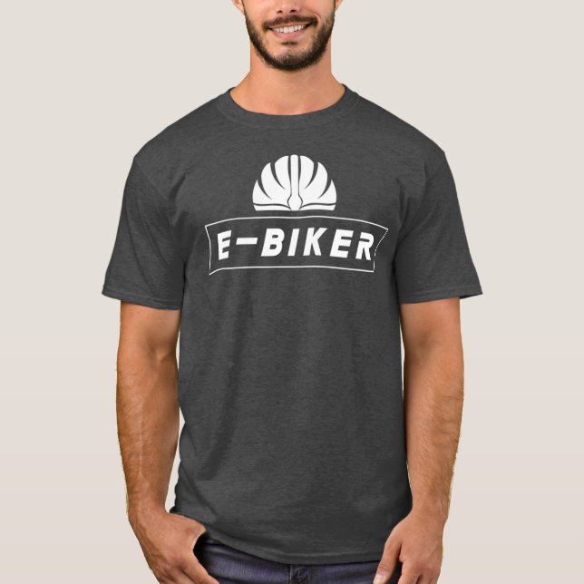 EBiker EBike Cyclist Rider Electric Bicycle T-Shirt (Vorderseite)