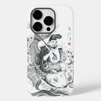 Ebisu - Gott des Fischfangs und Handels (Tuschemal Case-Mate iPhone 14 Pro Hülle