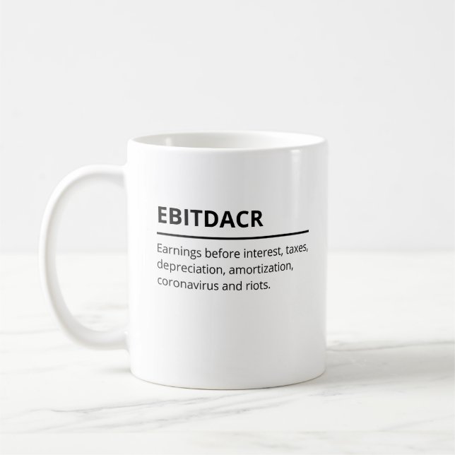 EBITDACR-Tasse Kaffeetasse (Links)